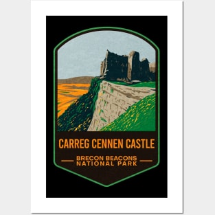 Carreg Cennen Castle Brecon Beacons National Park Posters and Art